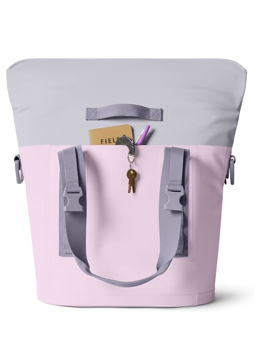 New YETI Pink & Gray Soft Tote Cooler Bag Hooper M Series & Mag Shield - Picture 3 of 5